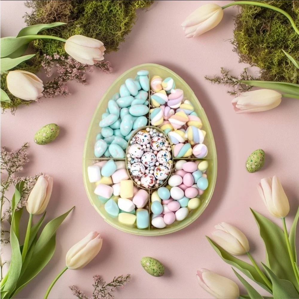 Cook With Color Easter Egg Snack Box Food Storage Green Container